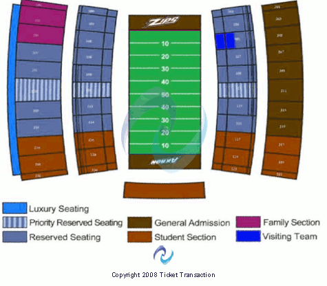 Ford Field Hockey Seating Chart